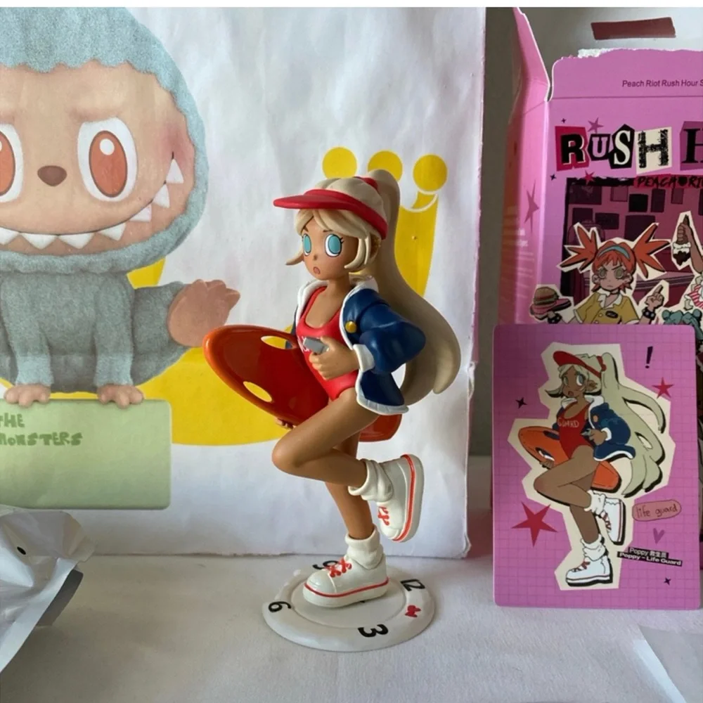 POP MART Peach Riot Rush Hour Series Poppy Life Guard